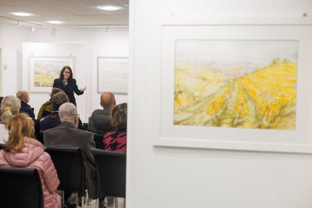 Med krajinami v tehniki akvarela